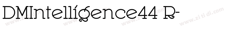 DMIntelligence44 R字体转换